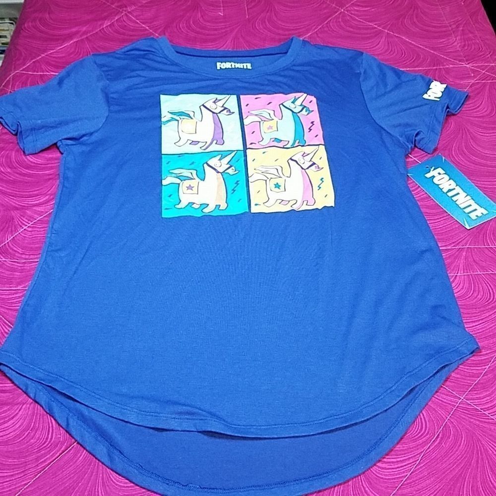 Fortnite blue tee size Large NWT
